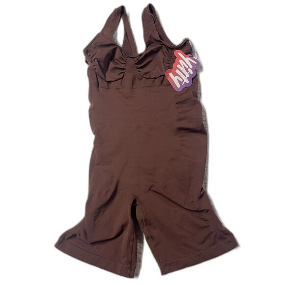 NWT Yitty Nearly Naked Shapewear Mid Thigh Shaping Bodysuit – Bossed Up Brown - Picture 5 of 11